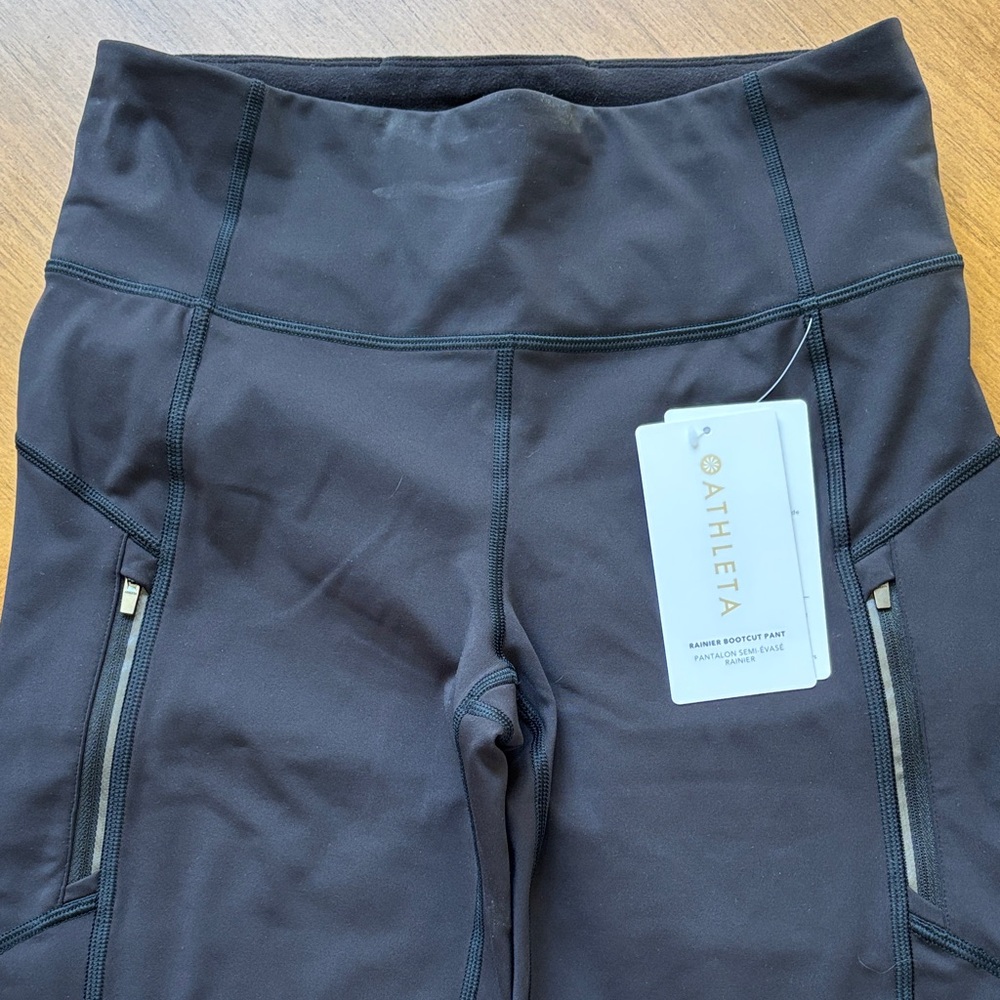 Athleta Rainier Bootcut Pant in Black